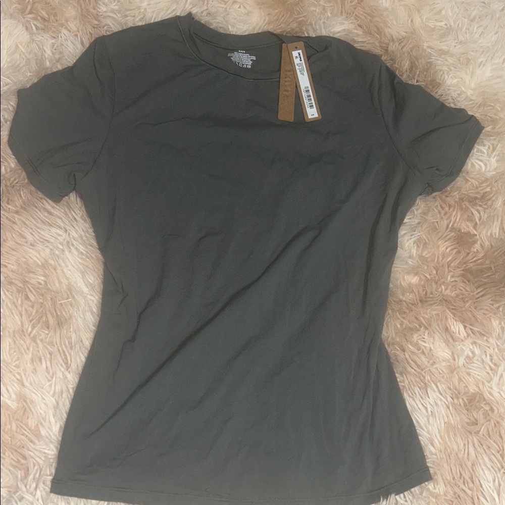 SKIMS Olive Green Top
